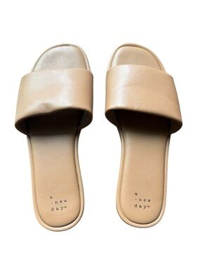 A New Day Nude Slide Sandals